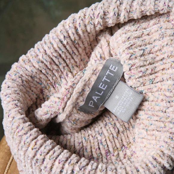 Palette Blush Chenile Cozy Turtleneck Sweater S - Picture 12 of 12